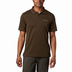 Columbia Utilizer™ Polo Skjorta Herr Olivgröna/MörkGrå (HBIKM9703)